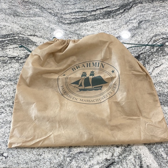 Brahmin Naomi Sand Melbourne Crossbody Satchel Bag! - Picture 8 of 16